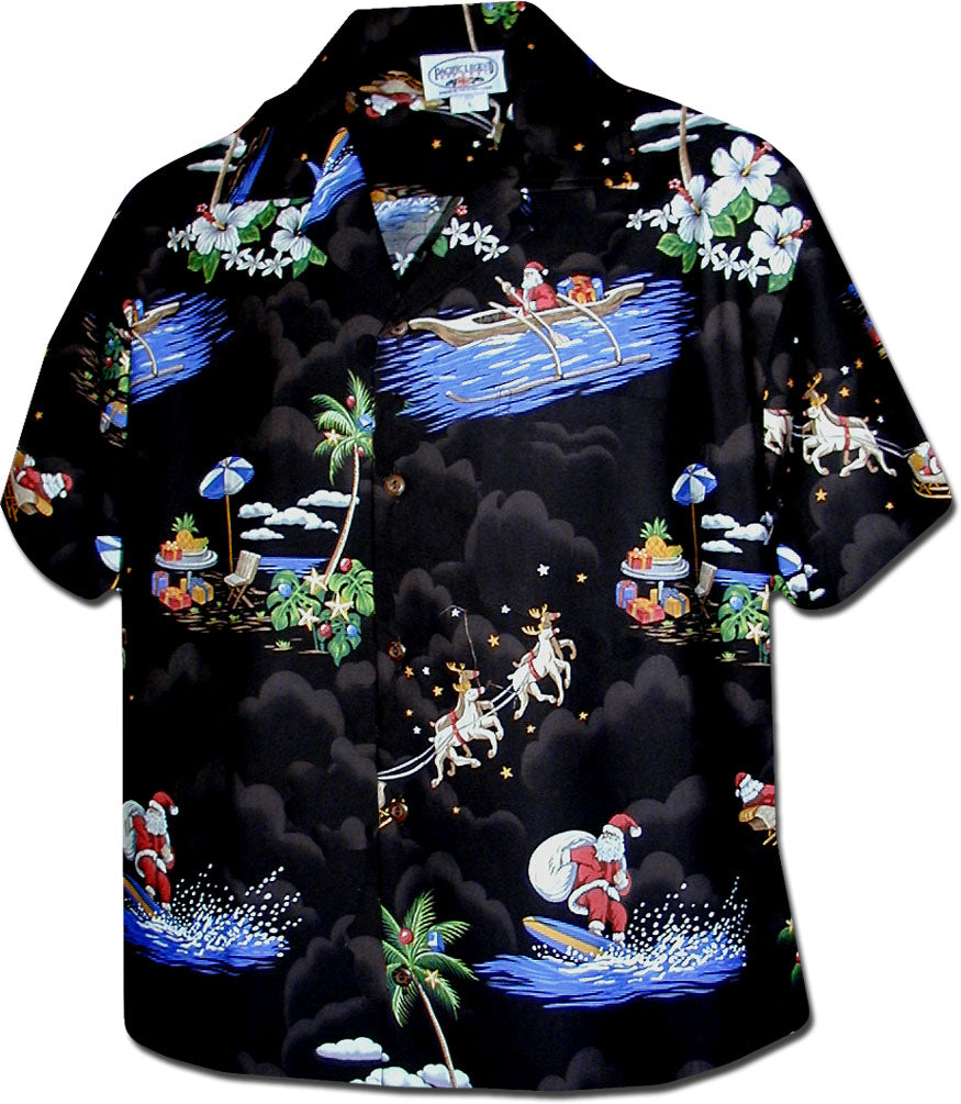 Santa's Hawaii Vacation Women's Shirt