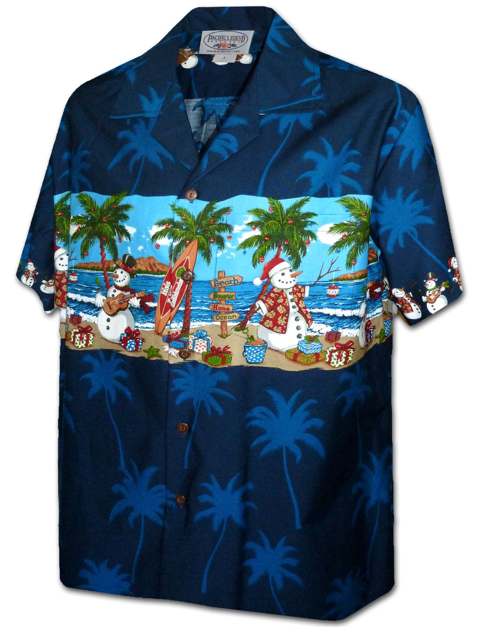 Snowmen Beach Party Christmas Shirt