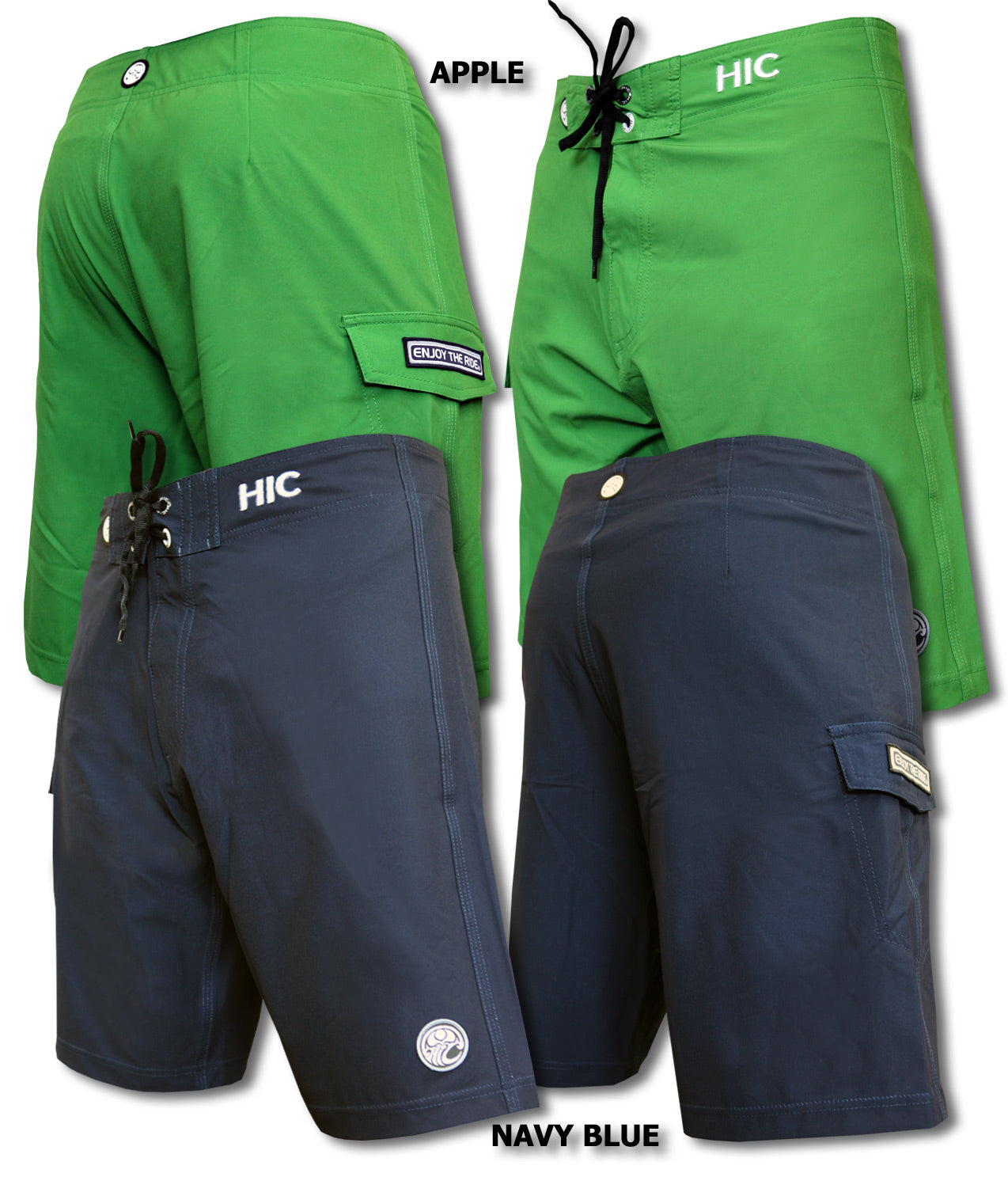 20" South Point HIC 8 way stretch board shorts