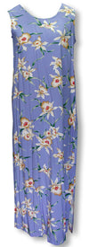 Star Orchid Scoop Neck Slit Tank