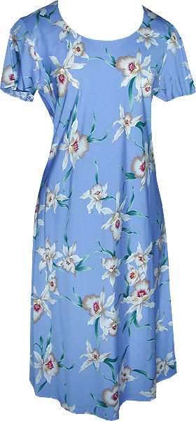 Star Orchid A Line Cap Sleeve Dress