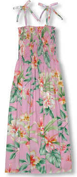 Summer Flourish Smocked Tube Dress