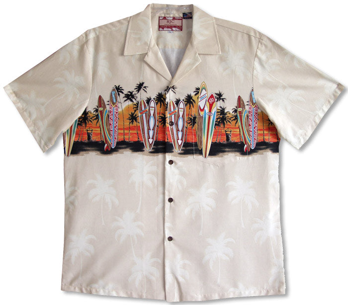 Surfboard Sunset Chest Band Shirt