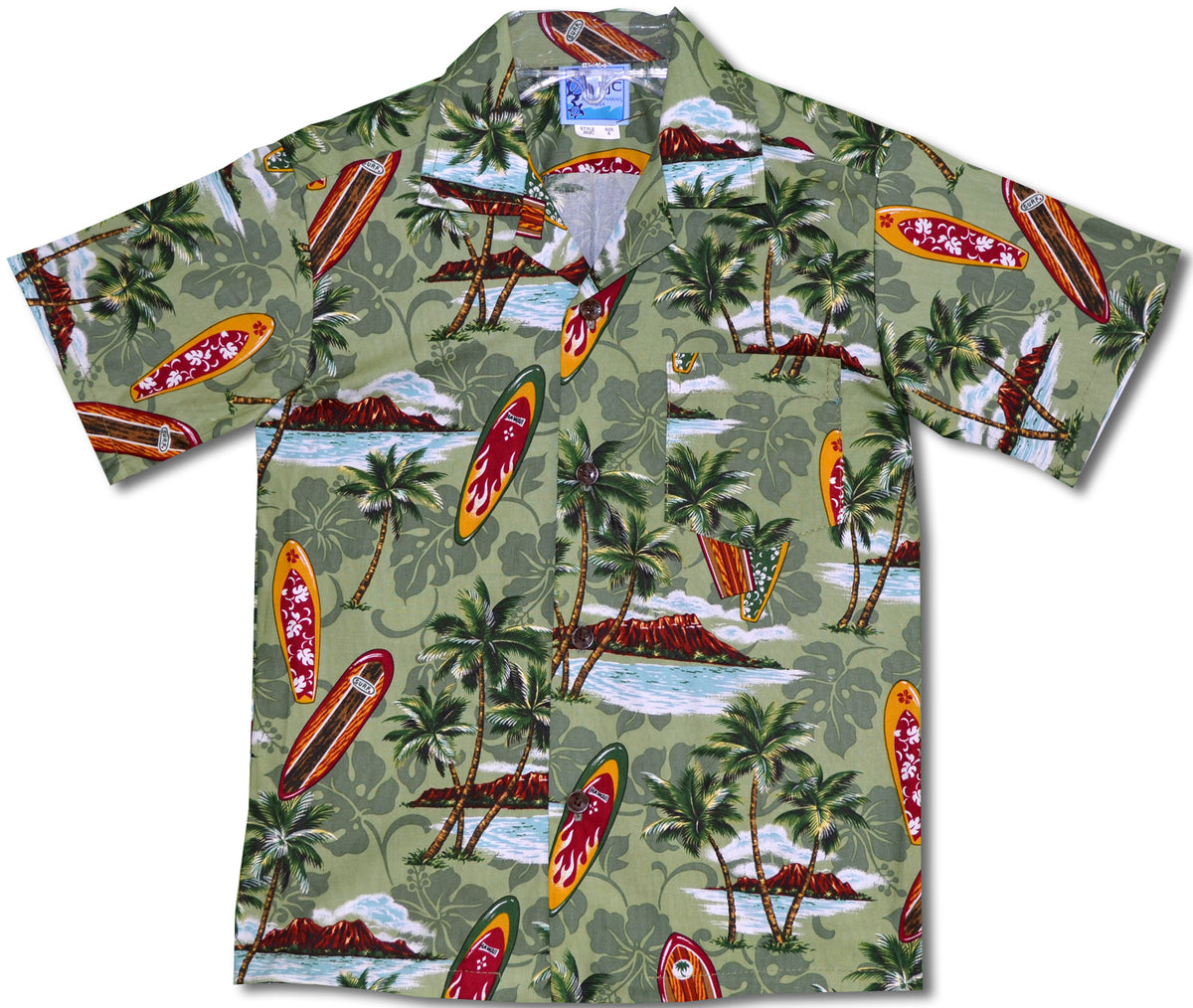 Diamond Head Surfboard Boy's Shirt