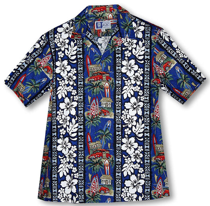 Surfboard Woodie Men's Shirt