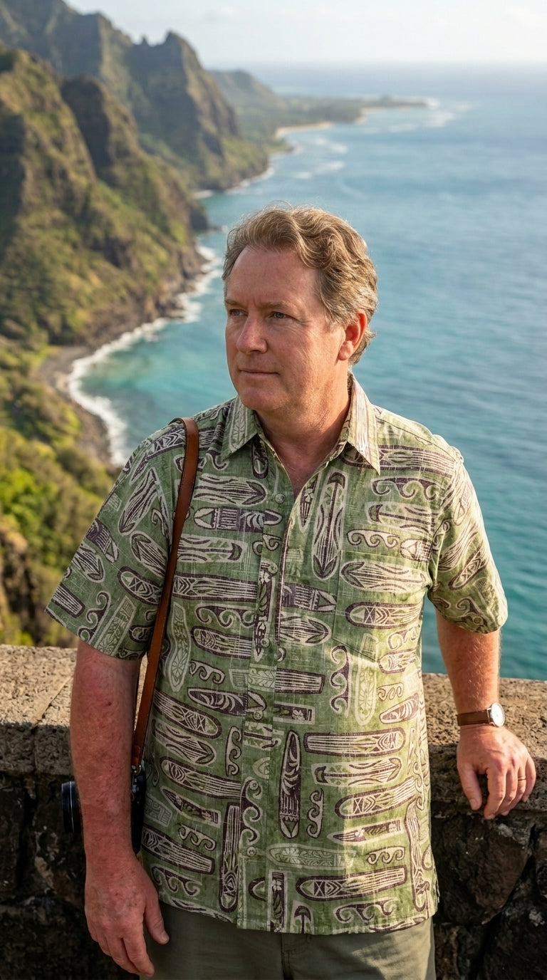 Surfboards Reverse Print — Men's Reverse Print Shirts — Go Barefoot