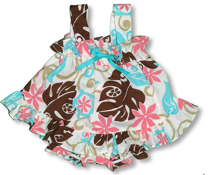 Tahitian Flower Ruffle 2pc