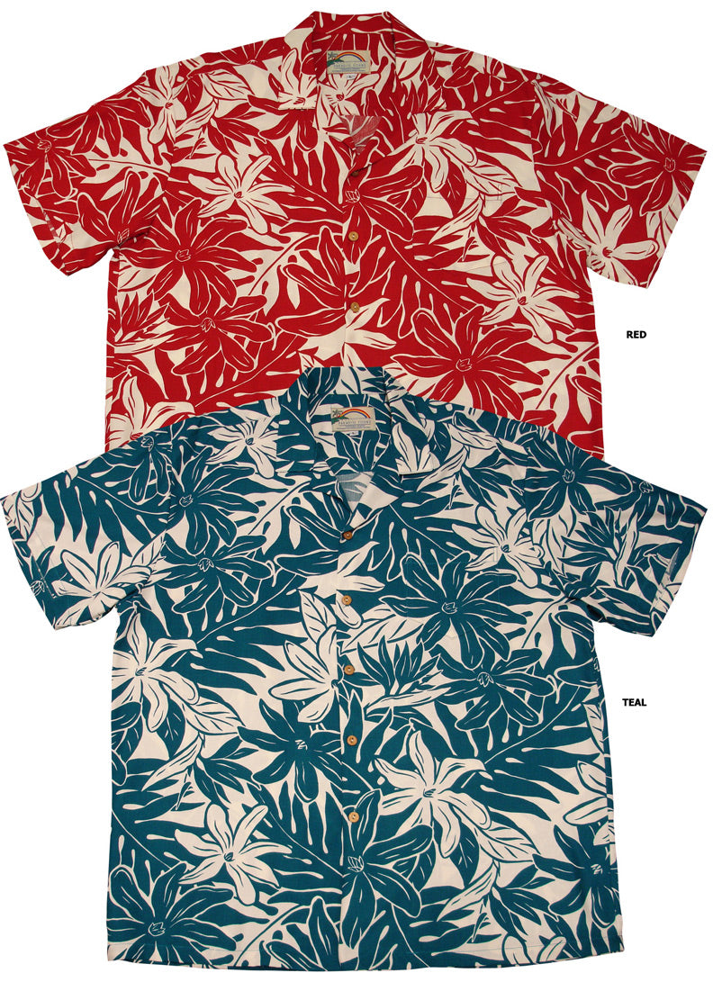 Tahitian Gardenia men's paradise found shirt