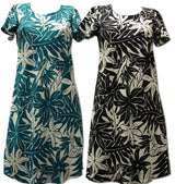Tahitian Gardenia A Line Cap Sleeve Dress