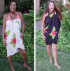 Tahitian Tiare Full Size Rayon Sarong