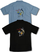Tail Dancer Lounge Men's Hook & Tackle Embroidered Shirt