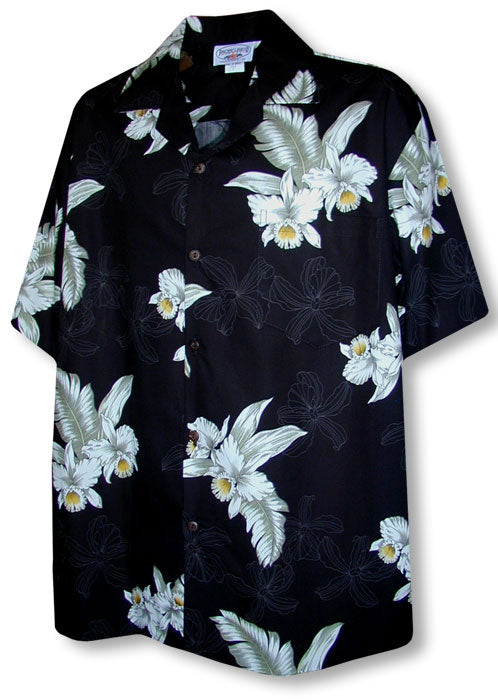 Flying White Orchid Men's Shirt