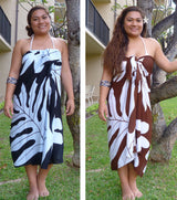 Tiare Fern Full Size Sarong Wrap