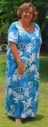 Tiare Monstera Dress with Pockets