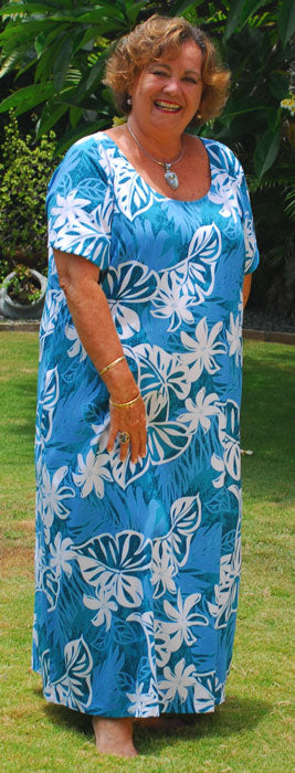 Tiare Monstera Dress with Pockets