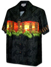 Tiki Chest Band Cotton Hawaiian Shirt