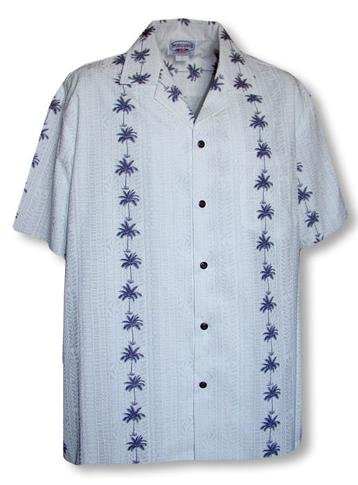 Palm Tree Panel Men's Shirt