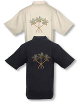 Trees Company Men's Luau Embroidered Shirt