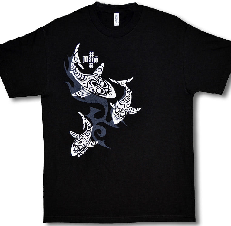 Tribal Mano Shark T-Shirt