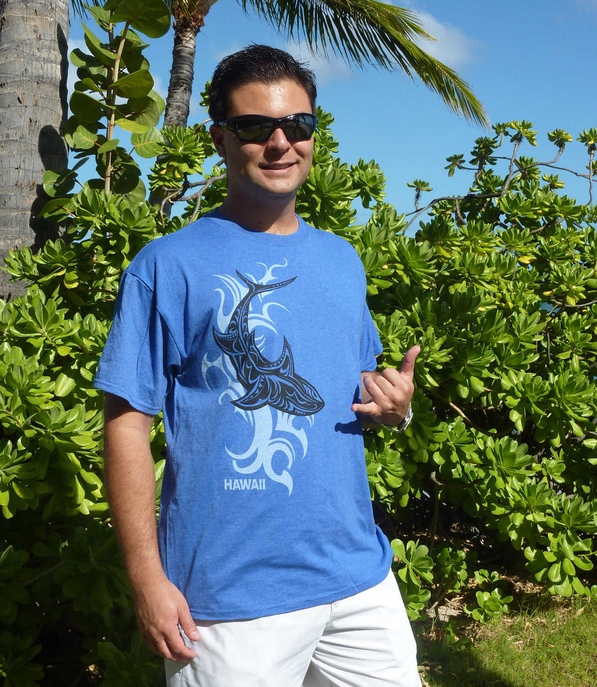 Tribal Shark Heather T-Shirt
