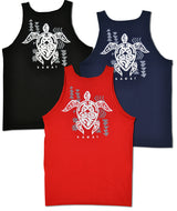 Tribal Tattoo Turtle Tank Top