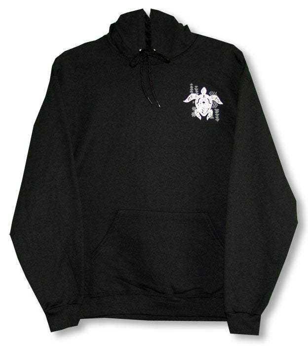 Hoodie Pullover Sweatshirt Tribal Turtle