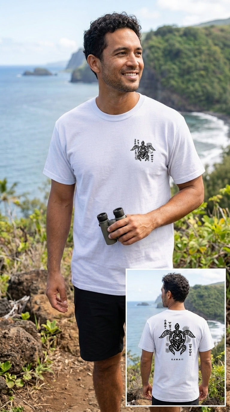 Tribal Turtle T-Shirt — T-Shirts — RJC