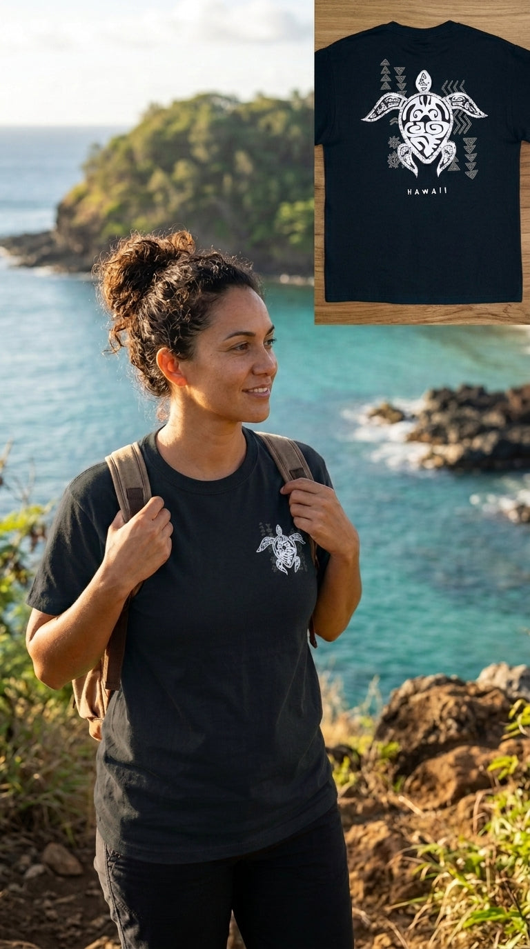 Tribal Turtle T-Shirt — T-Shirts — RJC (view 5)