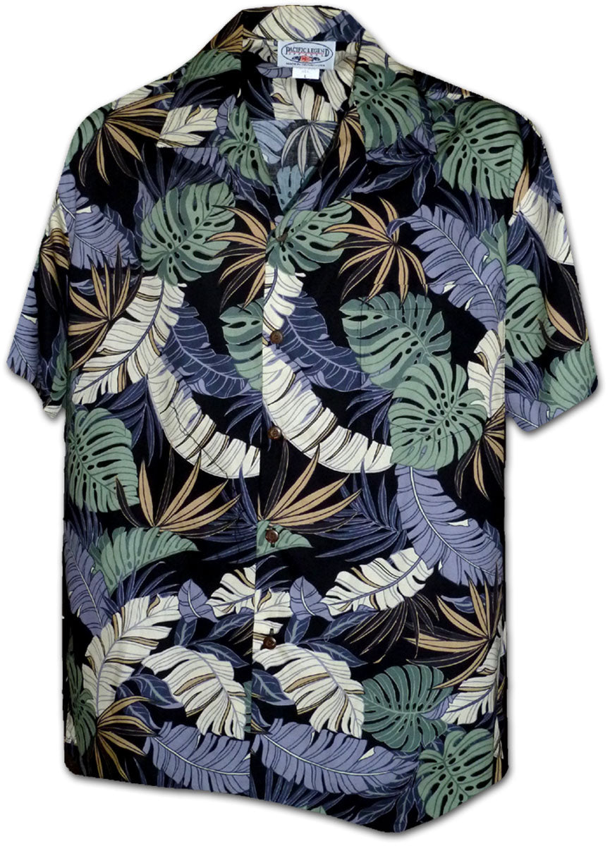 Tropcial Paradise Leaves Men's Shirt