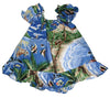 Tropical Fish Island Surf Puff Sleeve 2pc