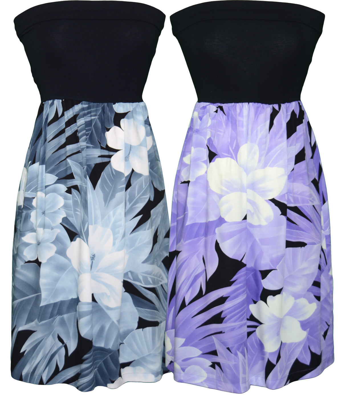 Tropical Flower Knit Top Dress