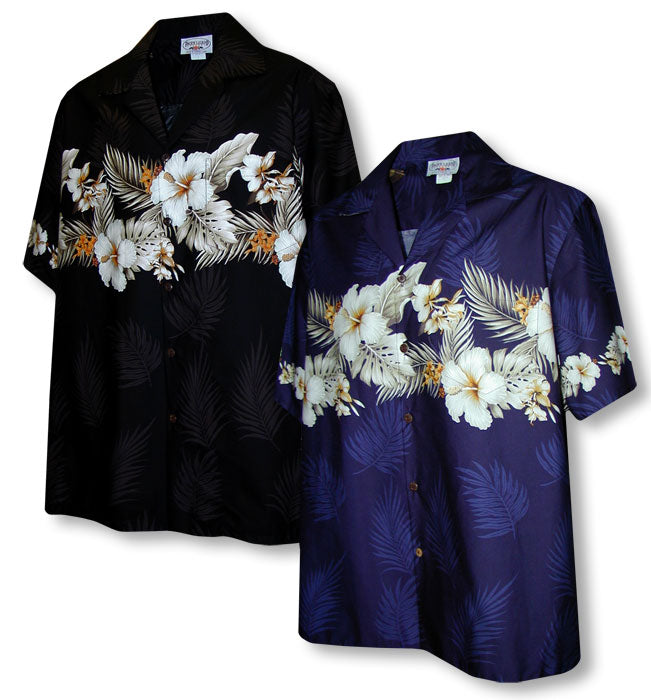 Tropical Garden Men's Chest Band Shirt