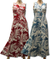 Tropical Jungle Button Front Long Tank