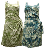 Tropical Jungle Smocked Back Sarong