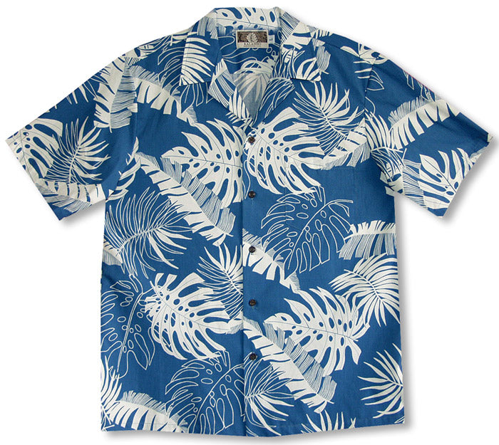 PEACHED COTTON Tropical Leaf Garden Men's
