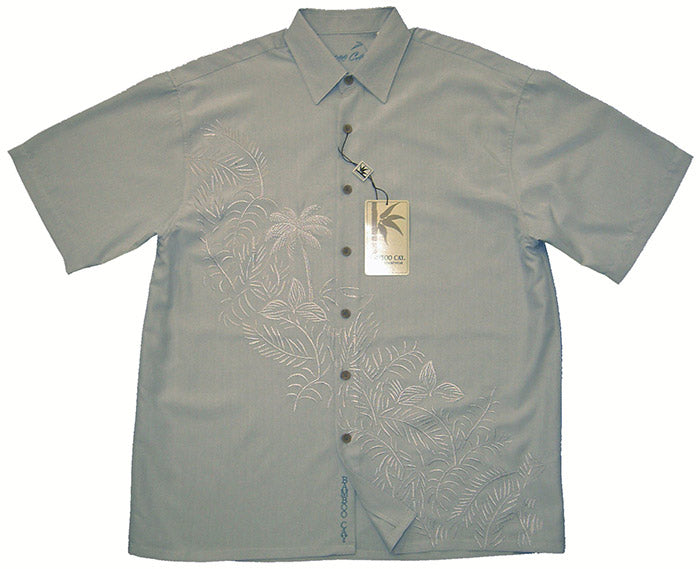 Tropical Leisure Men's Embroidered Shirt