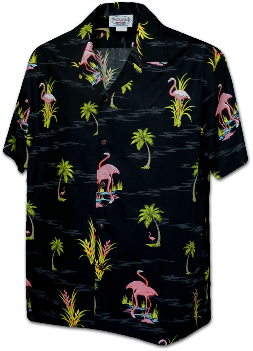 Tropical Pink Flamingo Men's Shirt