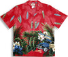 Tropical Surfboard Woodie Men's Shirt