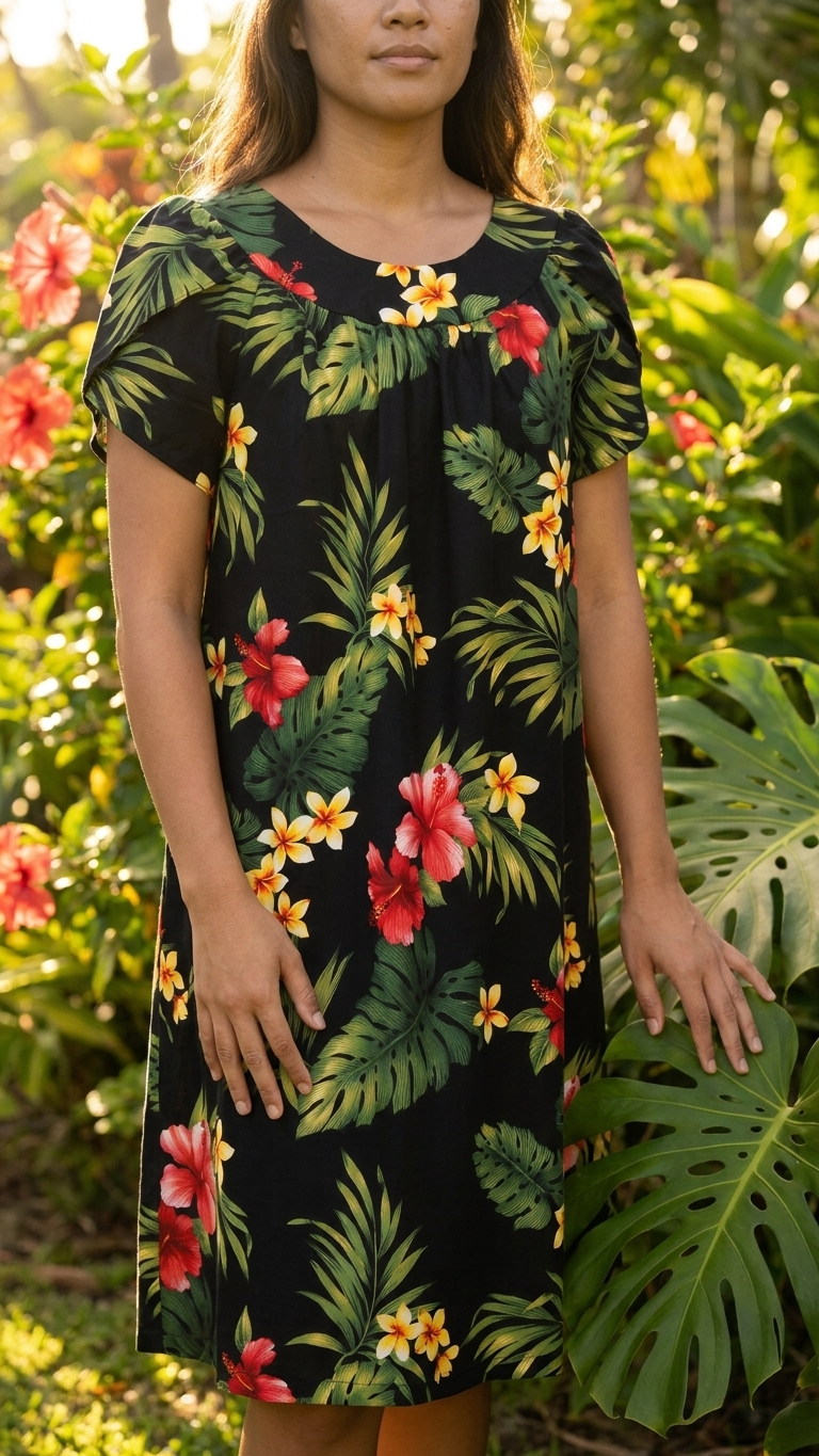 RJC Women's Tropical Summer Muumuu Dress