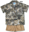 Turtle Hawaiian Heritage boy's 2pc