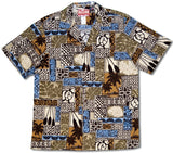 Tapa Turtle Paddle men's shirt