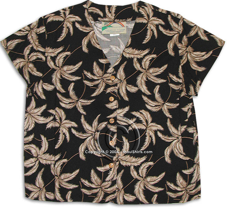 CLOSEOUT Typhoon Collarless Blouse