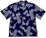 Ukulele Pineapplemen's Hawaiian shirt