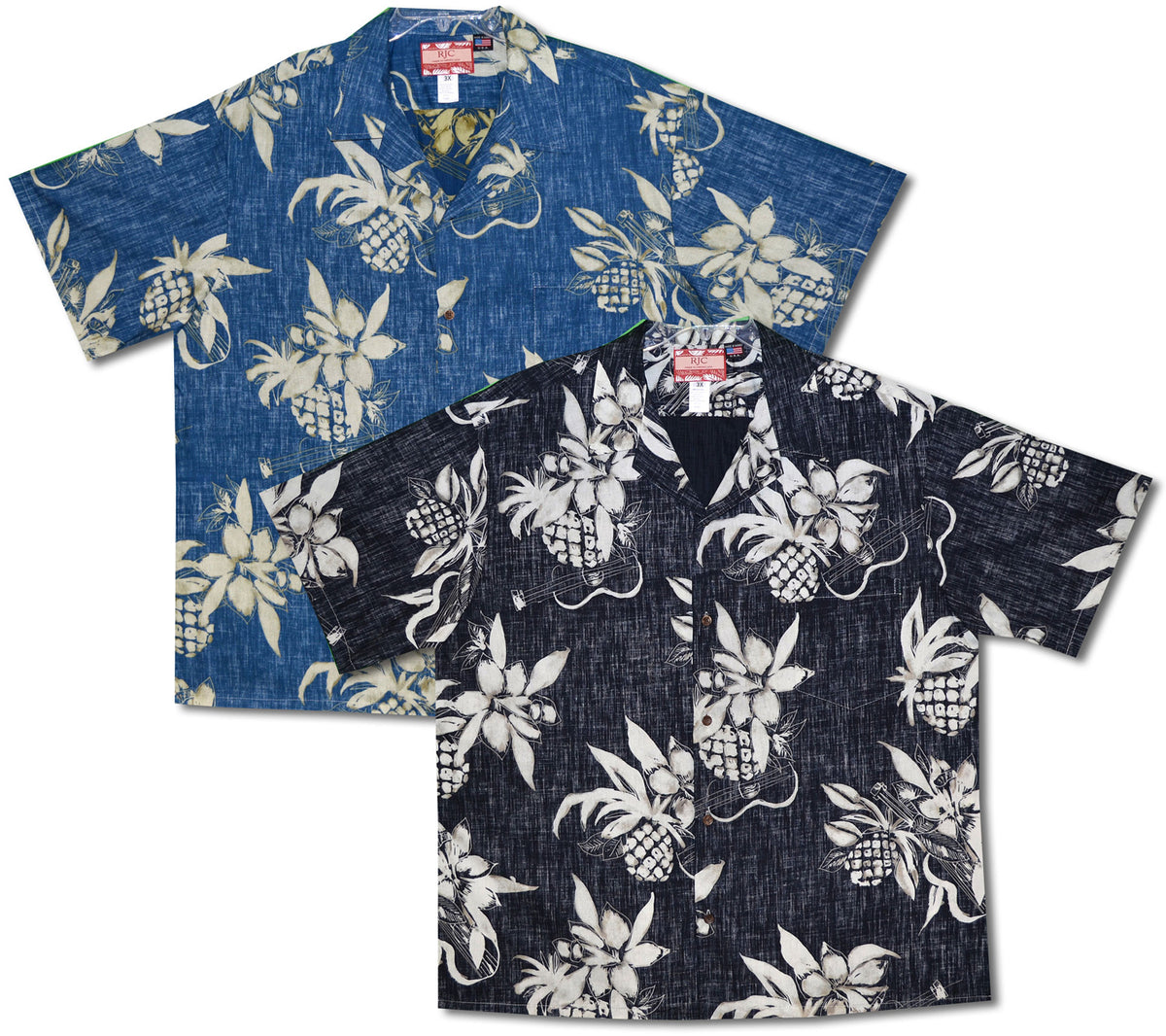 Ukulele Pineapple Men's Reverse Cotton