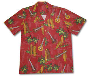 Ukulele Surfboard Men's Rayon