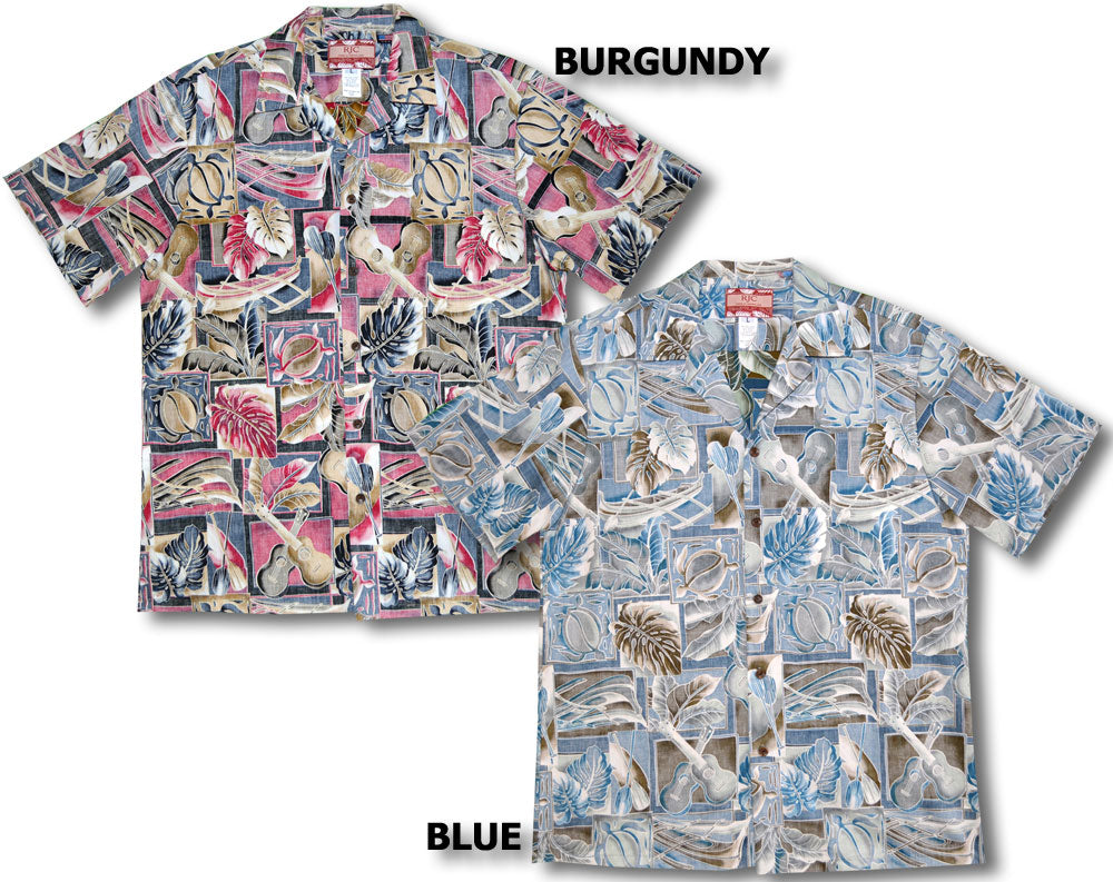 Ukuleles Turtles Outriggers Men's Reverse Shirt