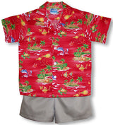 Underwater Cartoon boy's 2pc