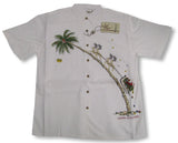 Up, Up & Away Santa Claus Embroidered Shirt