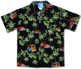 Waikiki Woody Surfboard Boy's Shirt