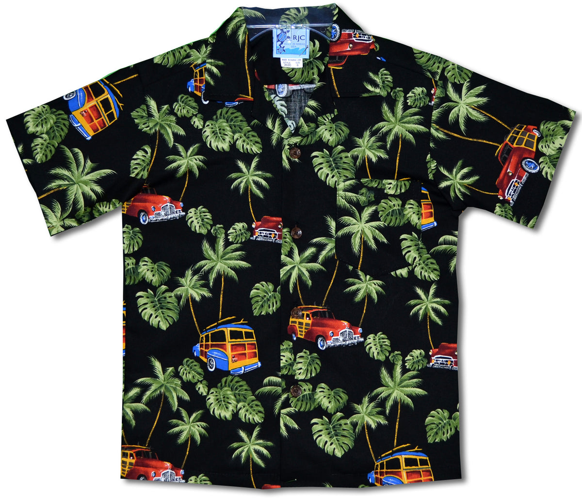 Waikiki Woody Surfboard Boy's Shirt